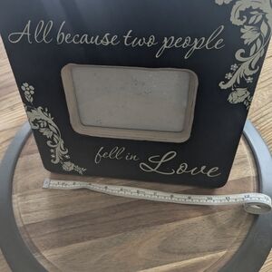 Cream and Black Romantic Picture Frame Accents